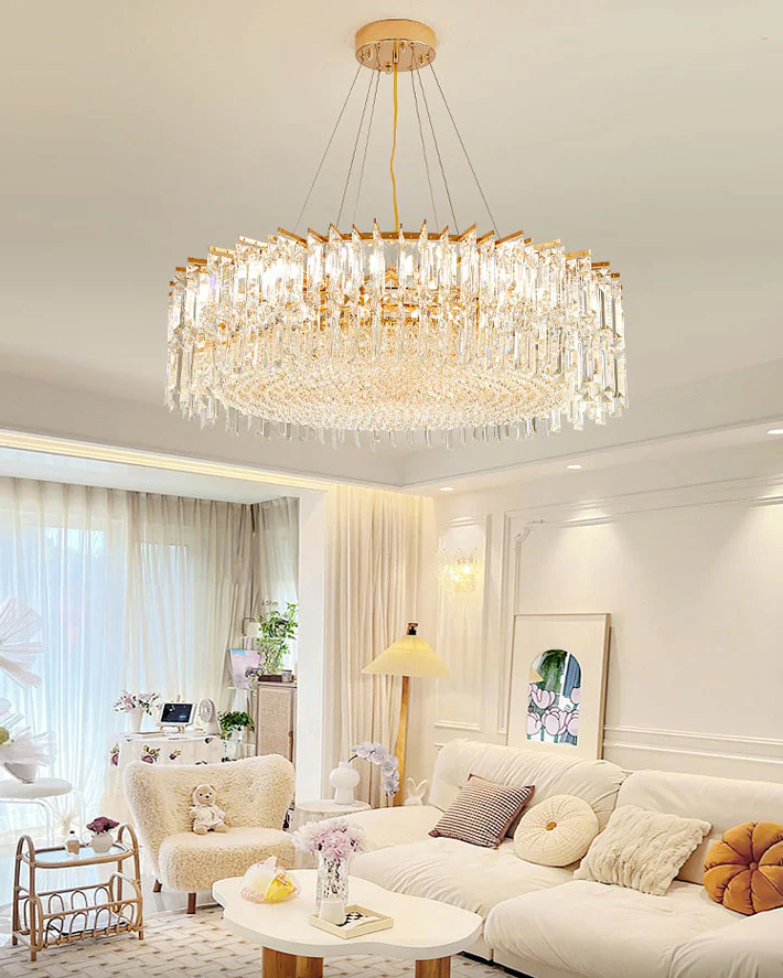 WOMO Round Crystal Chandelier-WM2626 - Image 2