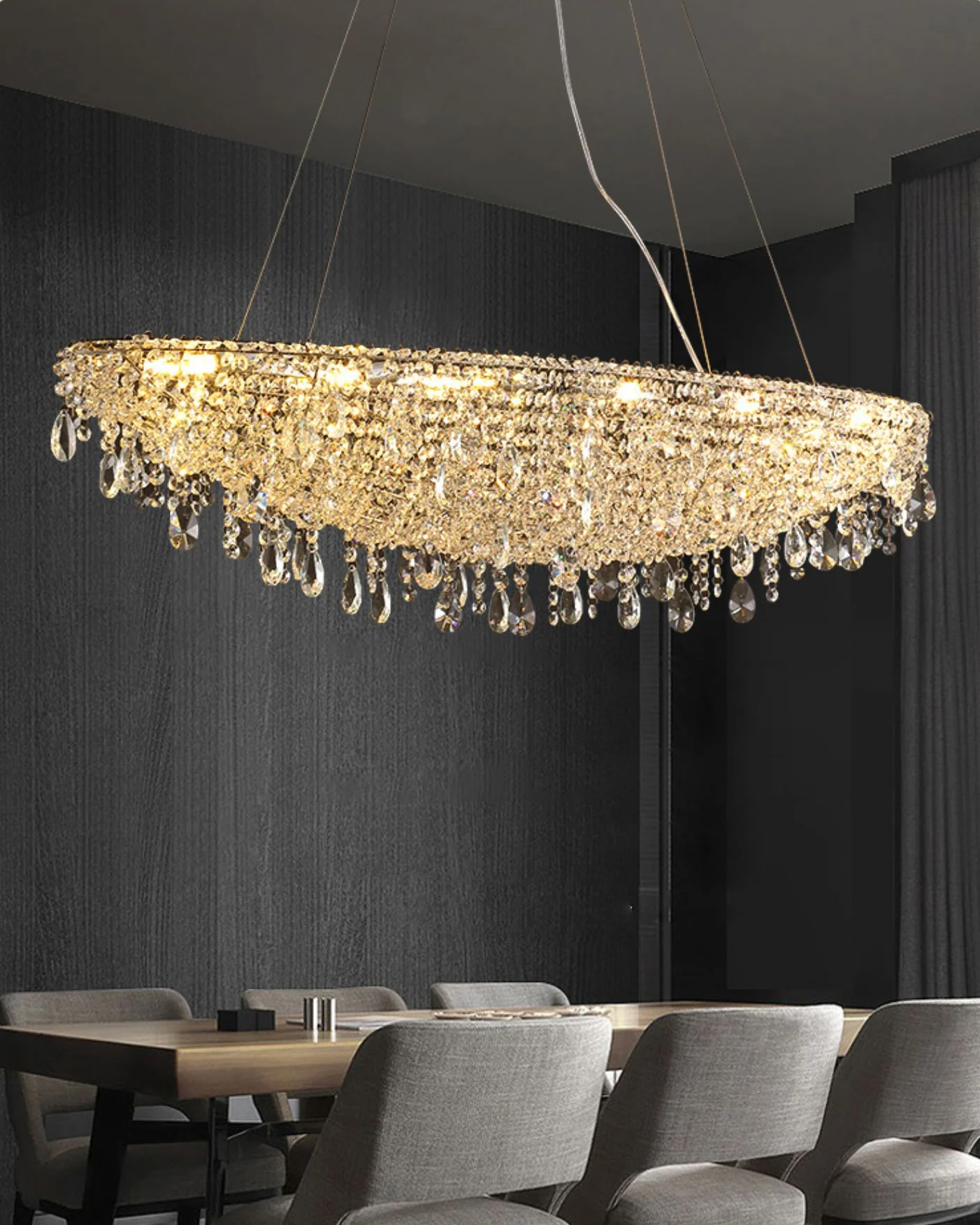 WOMO Crystal Ship Chandelier-WM2629 - Image 3