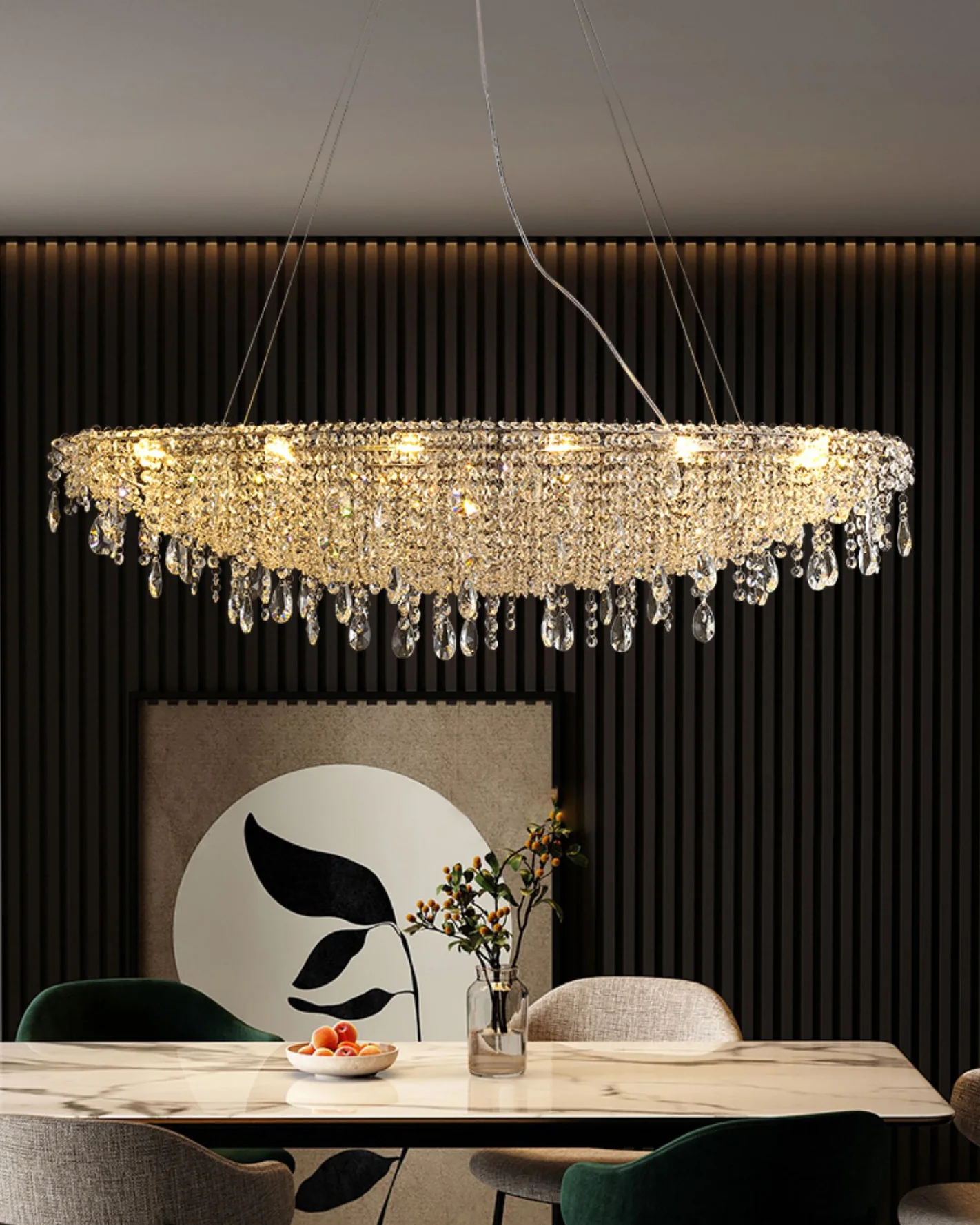 WOMO Crystal Ship Chandelier-WM2629 - Image 9