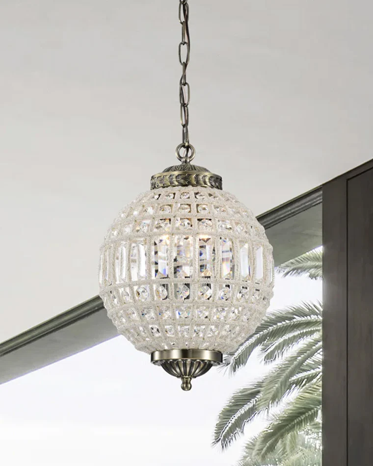 WOMO Crystal Sphere Pendant Light-WM2368 - Image 5