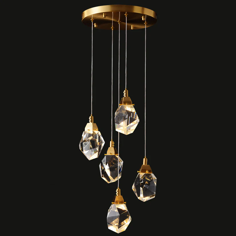 WOMO Rock Crystal Rain Chandelier-WM2189 - Image 53