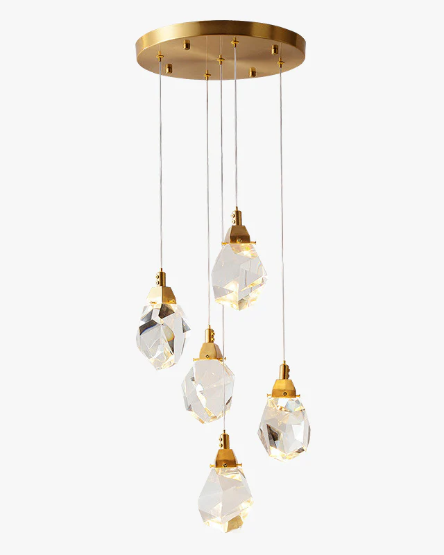 WOMO Rock Crystal Rain Chandelier-WM2189 - Image 67