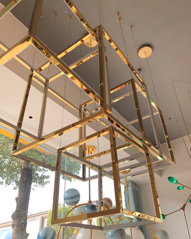 WOMO Cube Led Chandelier-WM2571 - Image 15