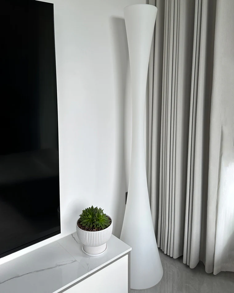 WOMO Tall Cylinder Floor Lamp with Hue Dimmer-WM7043 - Image 10