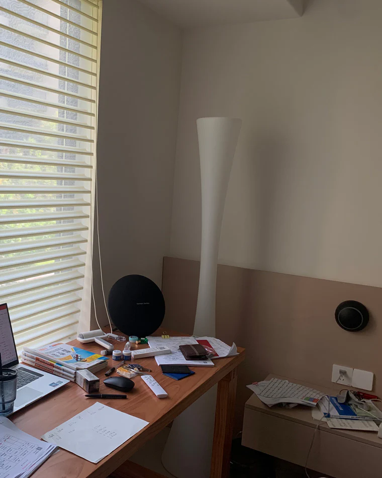 WOMO Tall Cylinder Floor Lamp with Hue Dimmer-WM7043 - Image 21