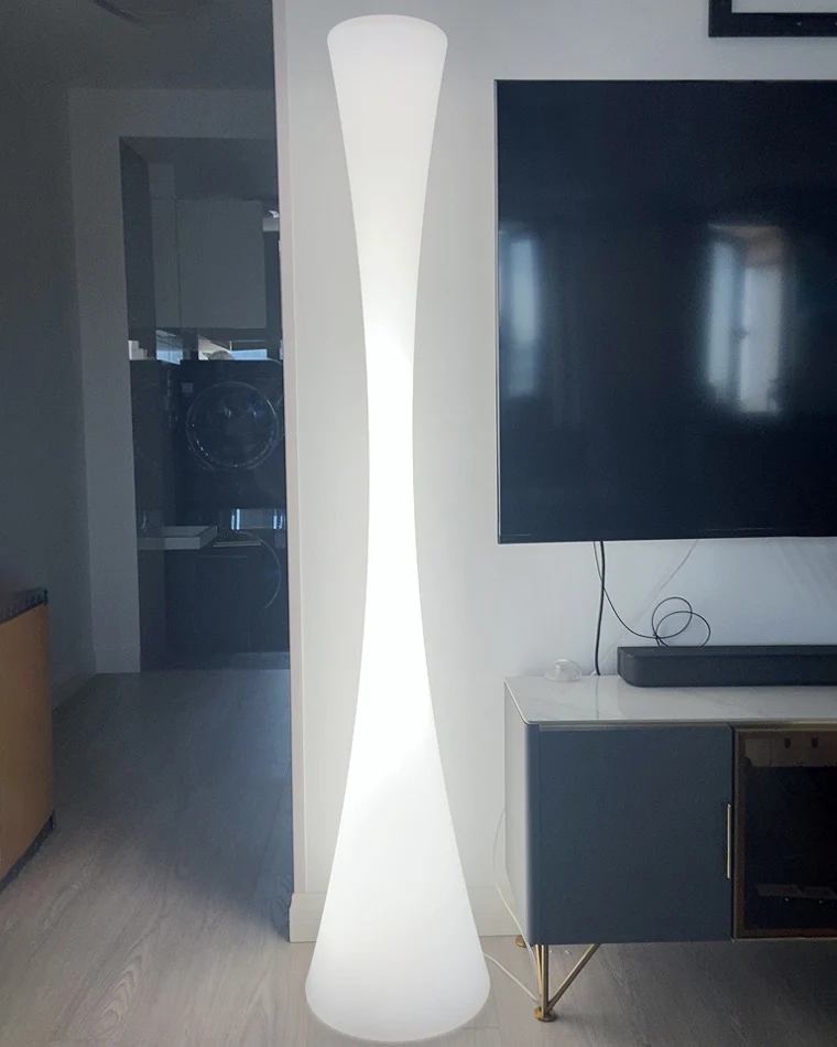 WOMO Tall Cylinder Floor Lamp with Hue Dimmer-WM7043 - Image 38