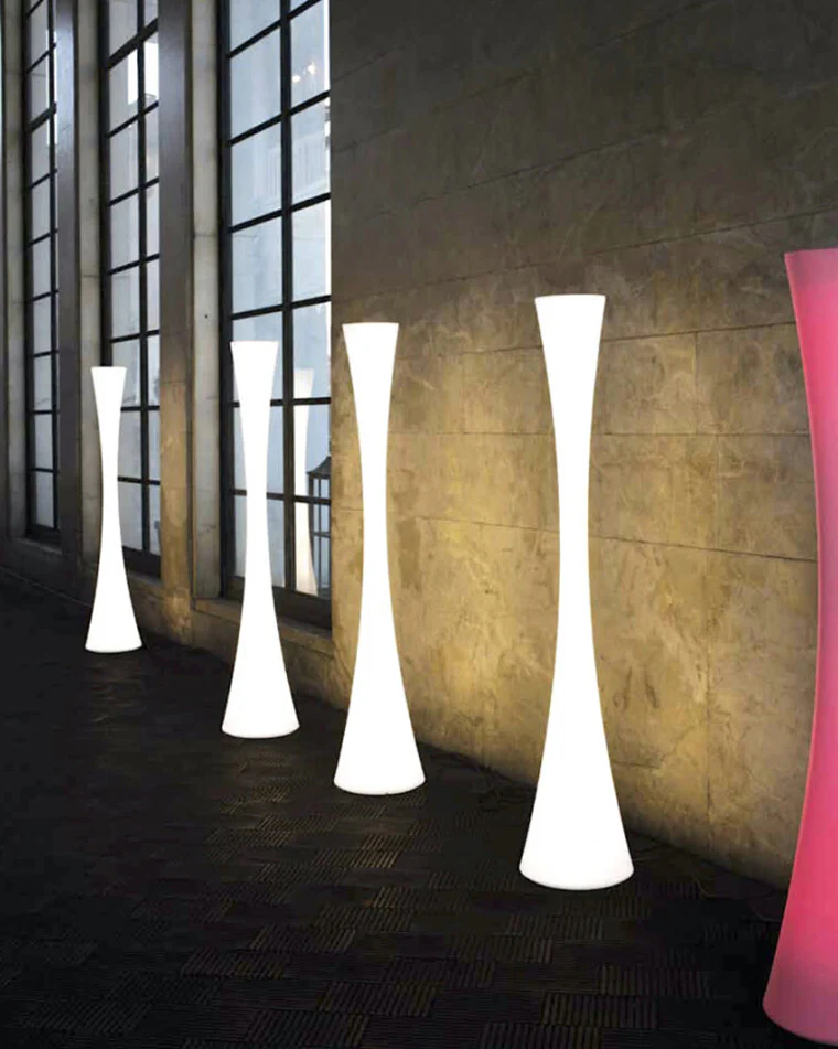 WOMO Tall Cylinder Floor Lamp with Hue Dimmer-WM7043 - Image 6