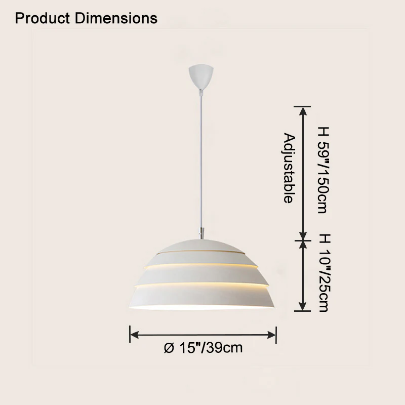 WOMO Scandinavian Dome Pendant Light-WM2743 - Image 21