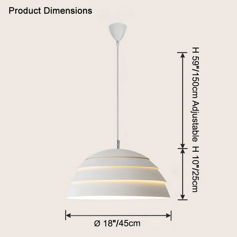 WOMO Scandinavian Dome Pendant Light-WM2743 - Image 23