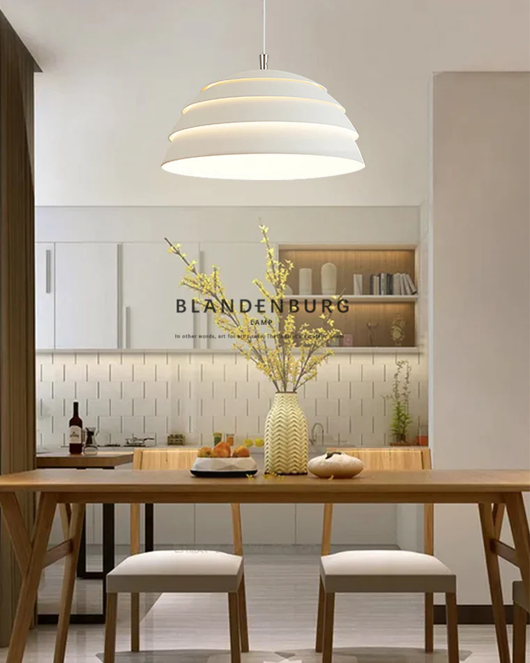WOMO Scandinavian Dome Pendant Light-WM2743 - Image 9