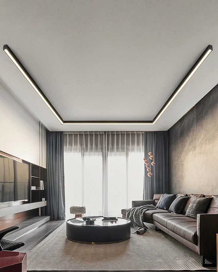 WOMO Dimmable Linear Flush Mount Ceiling Light-WM1003 - Image 7