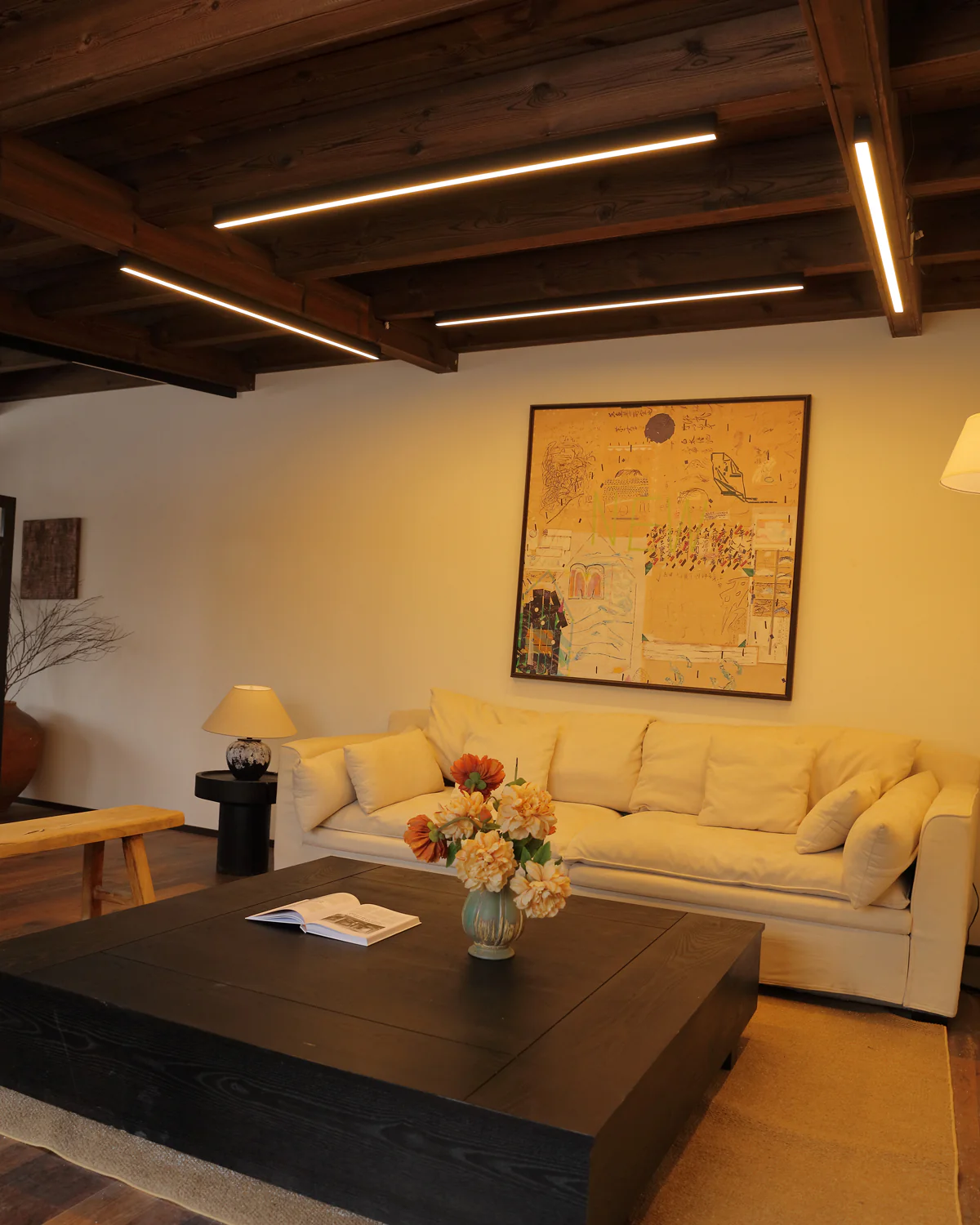 WOMO Dimmable Linear Flush Mount Ceiling Light-WM1003 - Image 72