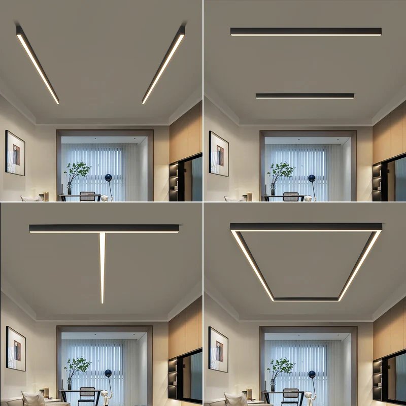 WOMO Dimmable Linear Flush Mount Ceiling Light-WM1003 - Image 8