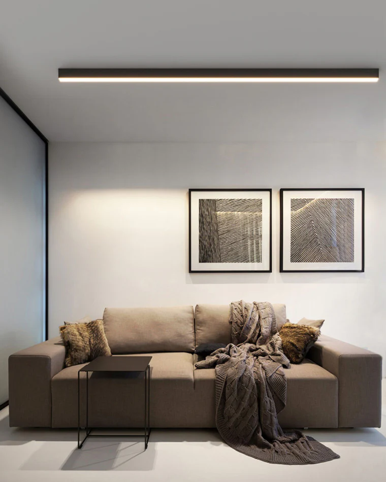 WOMO Dimmable Linear Flush Mount Ceiling Light-WM1003 - Image 9