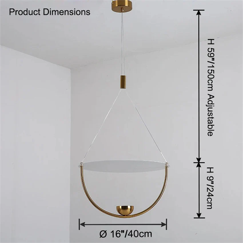 WOMO Disc Pendant Light-WM2754 - Image 17