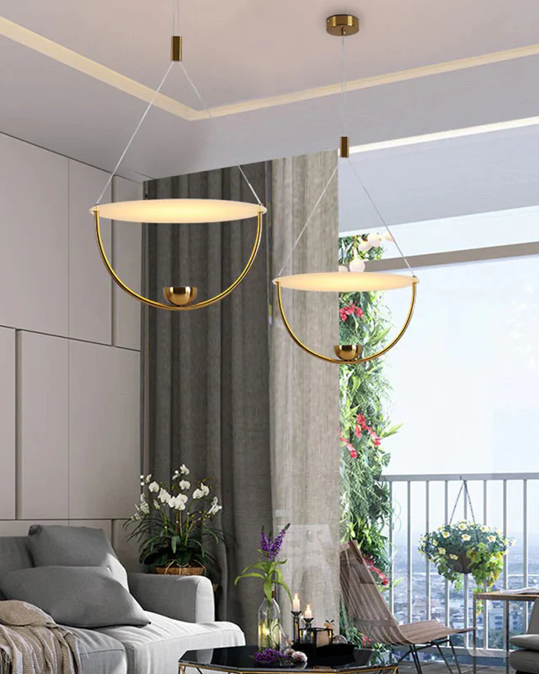 WOMO Disc Pendant Light-WM2754 - Image 6