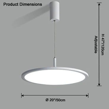 WOMO Large Disc Pendant Light-WM2911 - Image 16