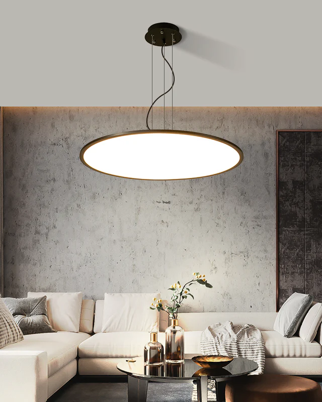 WOMO Large Disc Pendant Light-WM2911 - Image 2