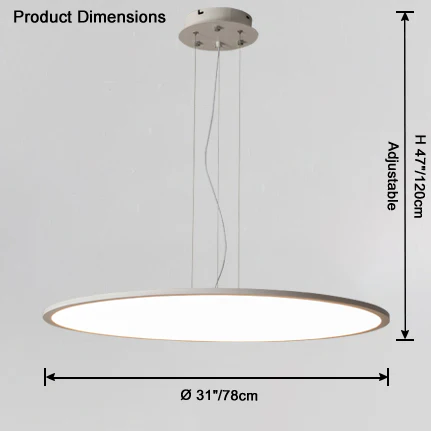 WOMO Large Disc Pendant Light-WM2911 - Image 20