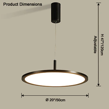 WOMO Large Disc Pendant Light-WM2911 - Image 24