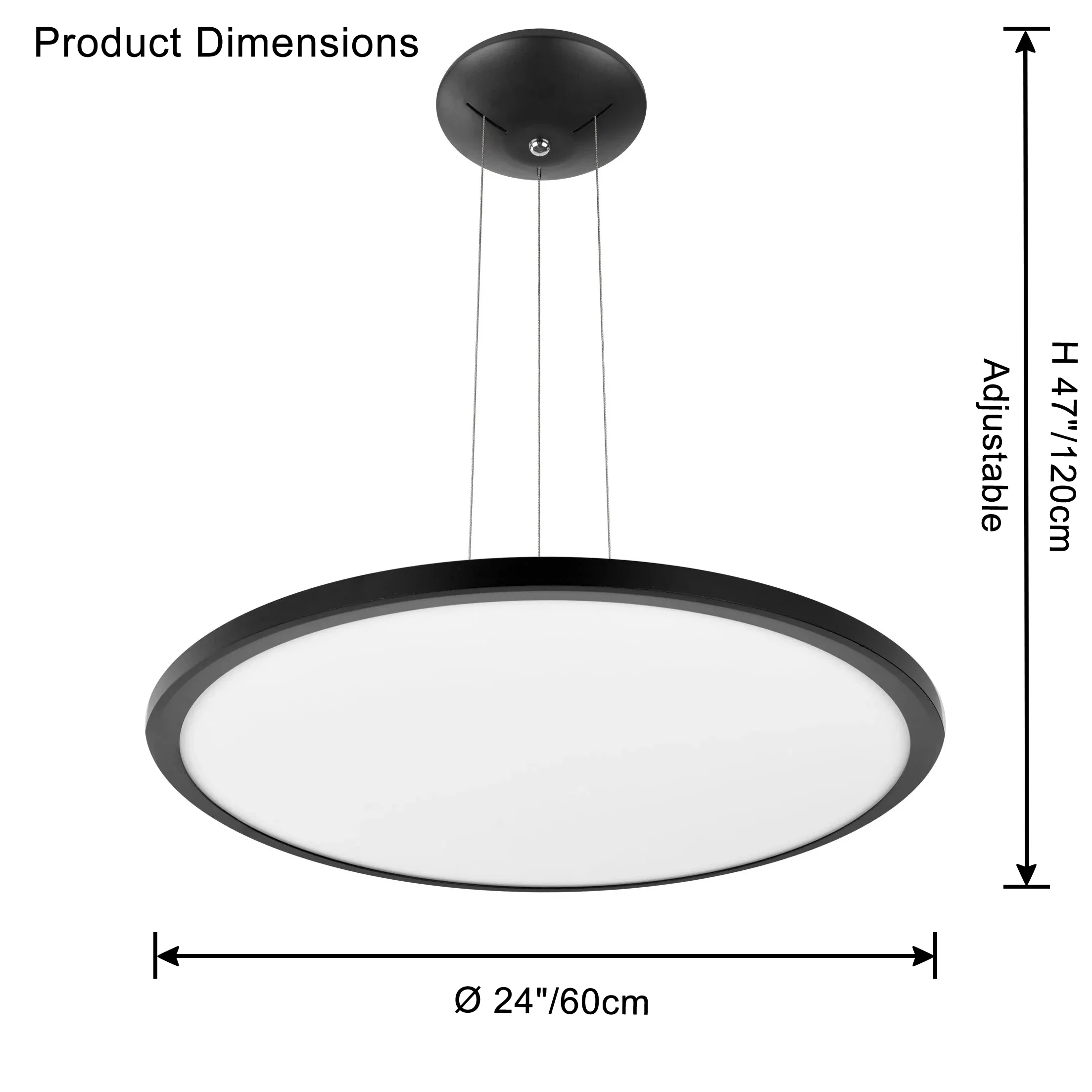 WOMO Large Disc Pendant Light-WM2911 - Image 26