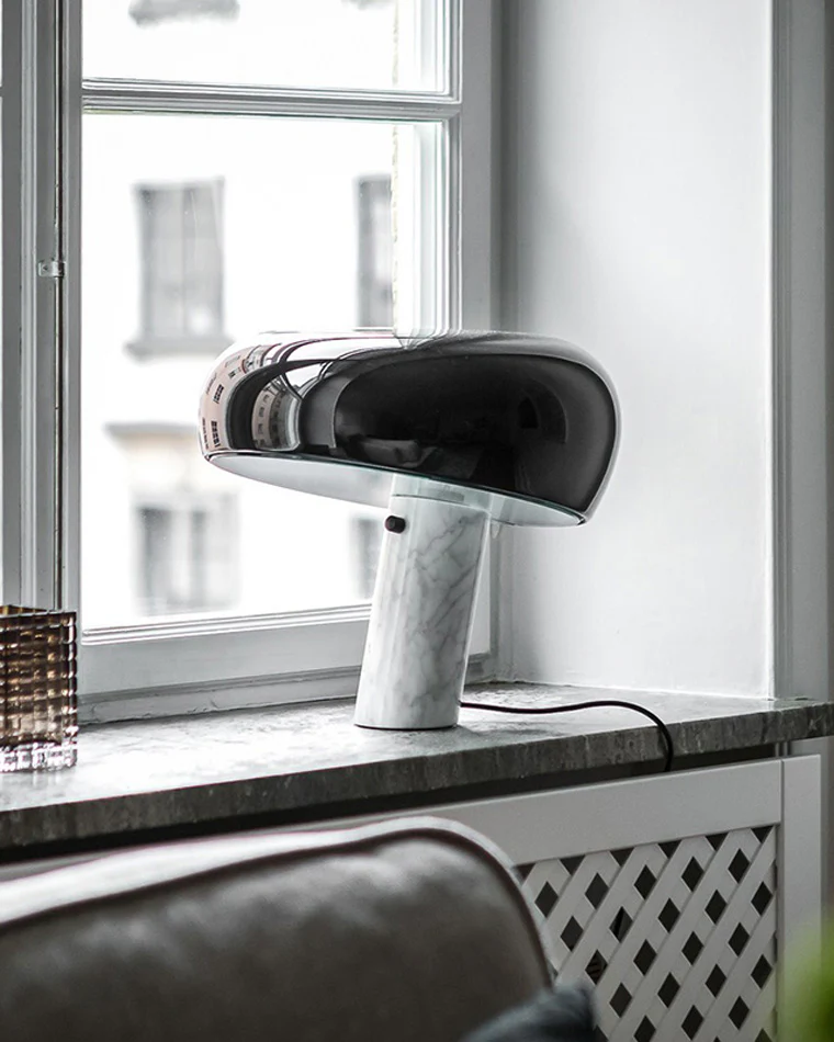 WOMO Scandi Marble Dog Table Lamp-WM8029 - Image 2
