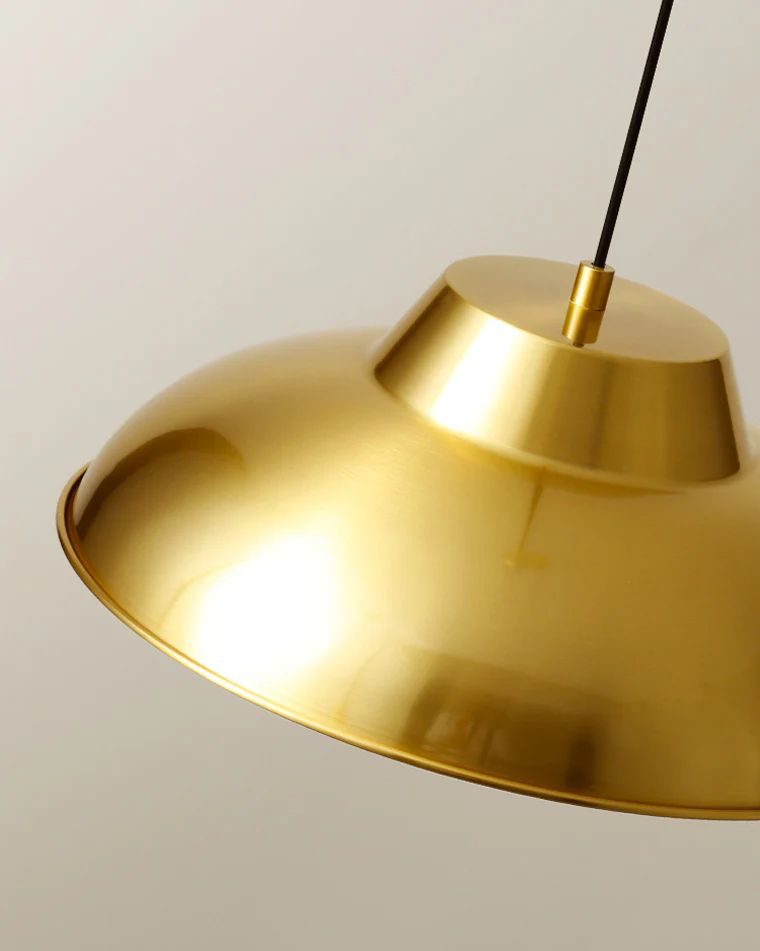 WOMO Dome Brass Pendant Light-WM2457 - Image 10
