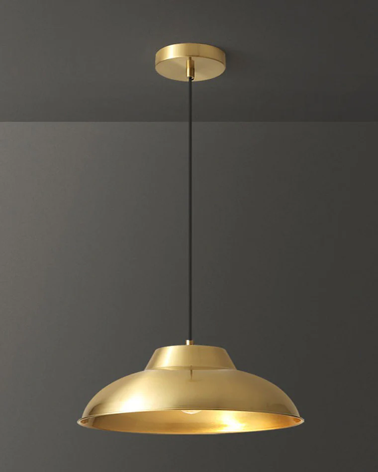 WOMO Dome Brass Pendant Light-WM2457 - Image 7