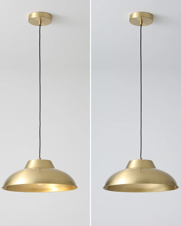 WOMO Dome Brass Pendant Light-WM2457 - Image 8