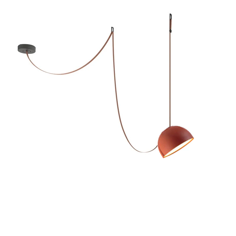 WOMO Dome Leather Linear Chandelier-WM2319 - Image 12