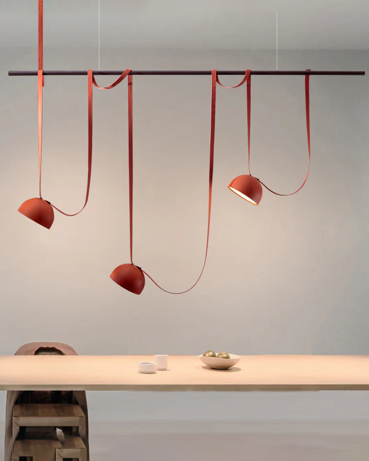 WOMO Dome Leather Linear Chandelier-WM2319 - Image 3
