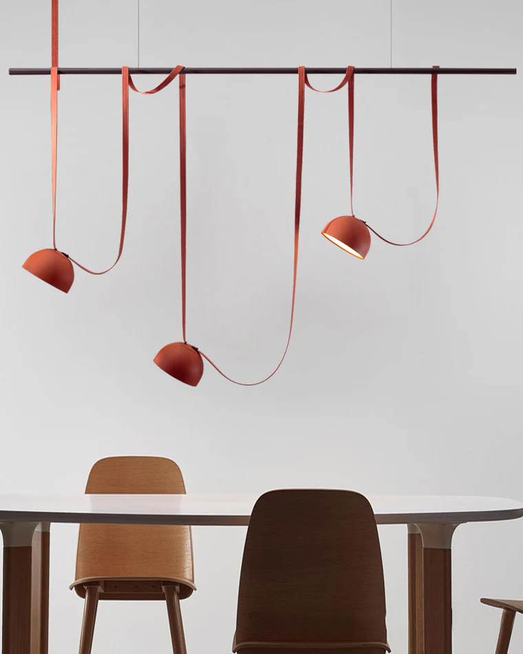 WOMO Dome Leather Linear Chandelier-WM2319 - Image 7