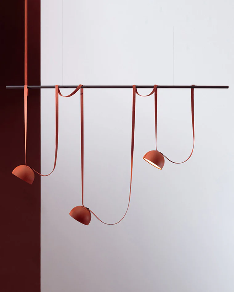 WOMO Dome Leather Linear Chandelier-WM2319 - Image 8