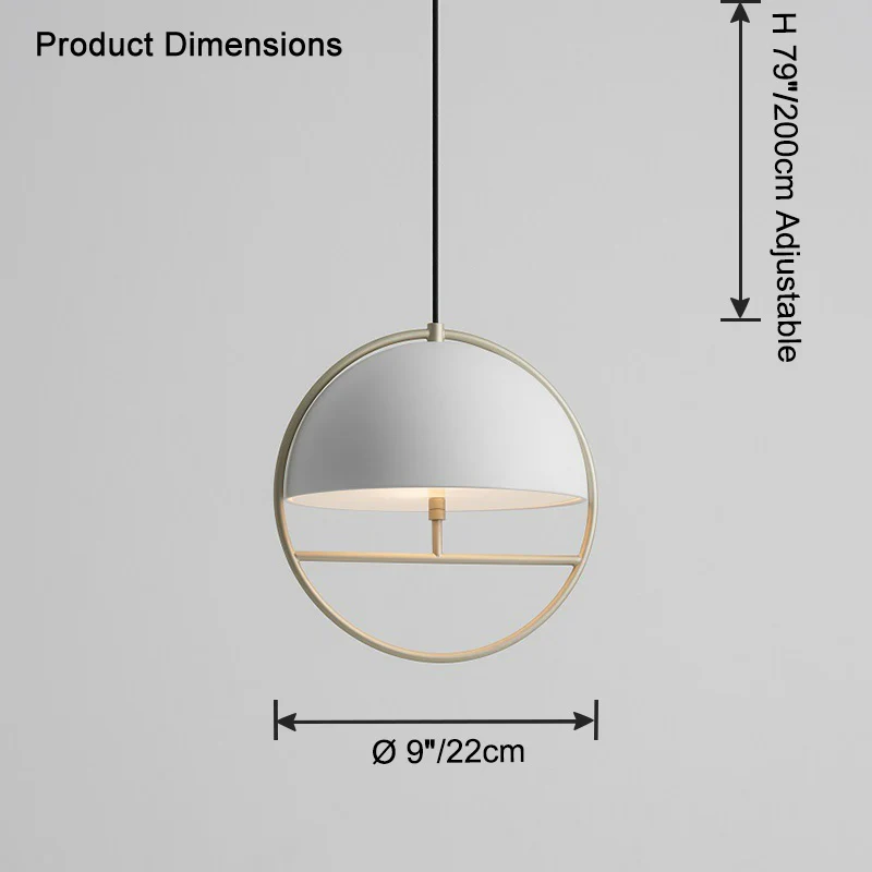 WOMO Dome Matel Pendant Light-WM2793 - Image 12