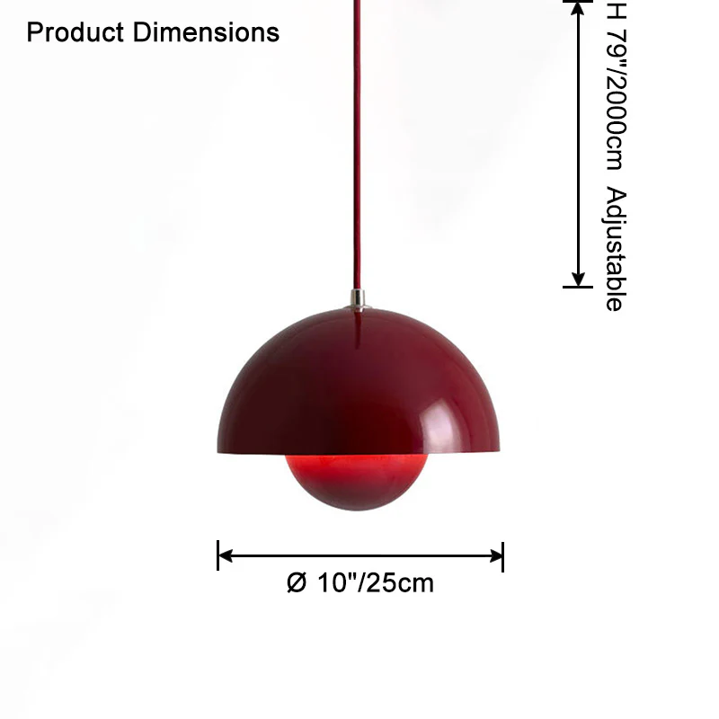 WOMO Dome Small Pendant Light-WM2498 - Image 27
