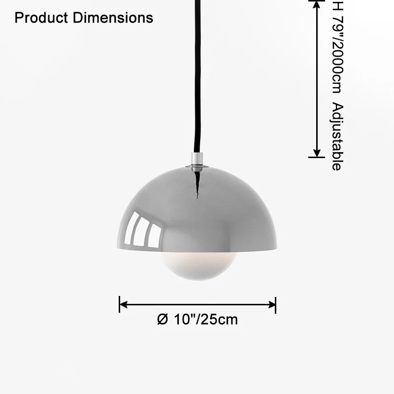 WOMO Dome Small Pendant Light-WM2498 - Image 33