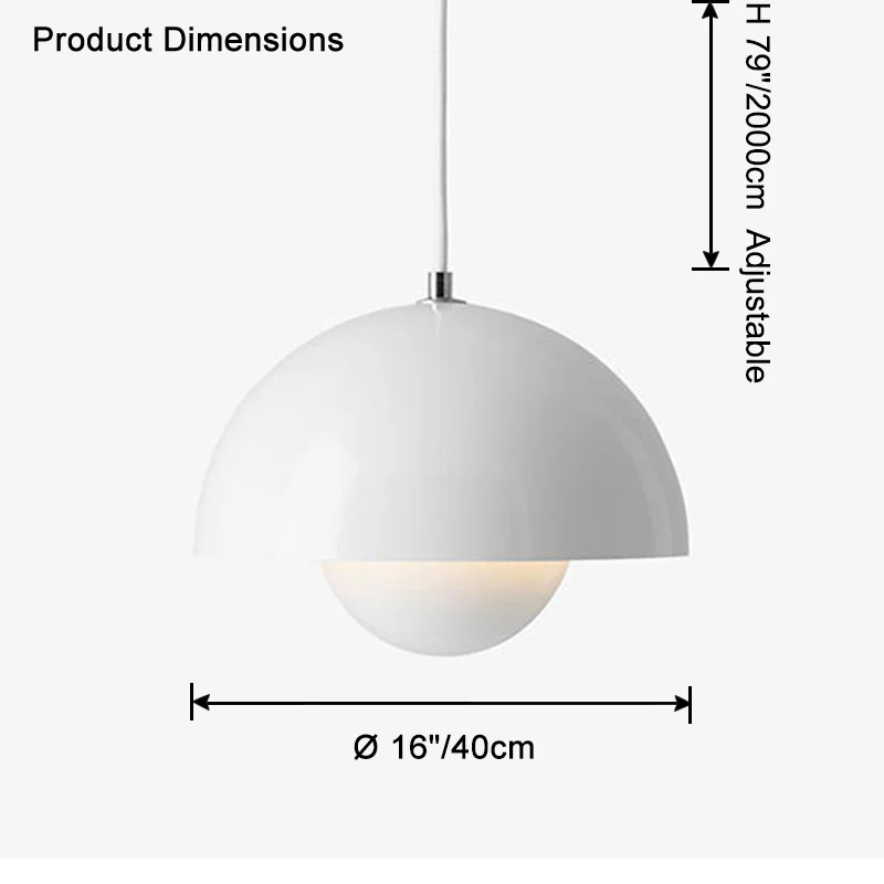 WOMO Dome Small Pendant Light-WM2498 - Image 39