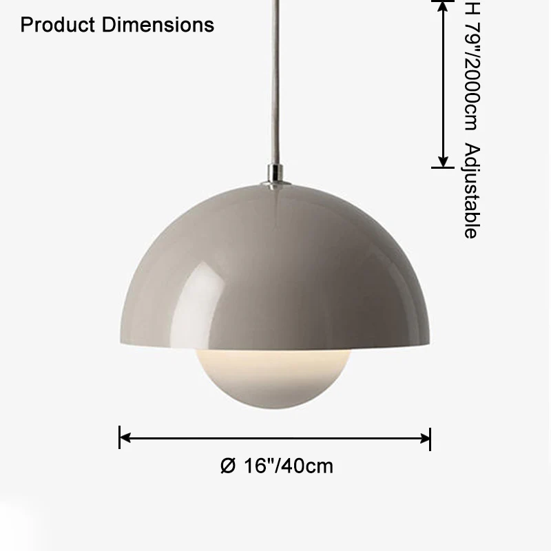WOMO Dome Small Pendant Light-WM2498 - Image 49