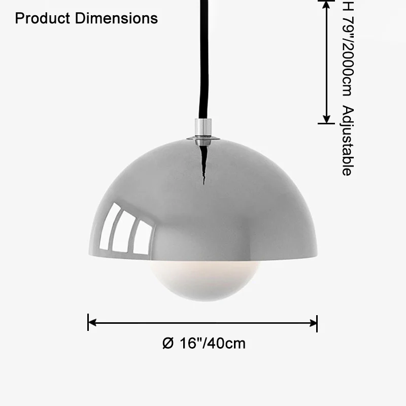 WOMO Dome Small Pendant Light-WM2498 - Image 51