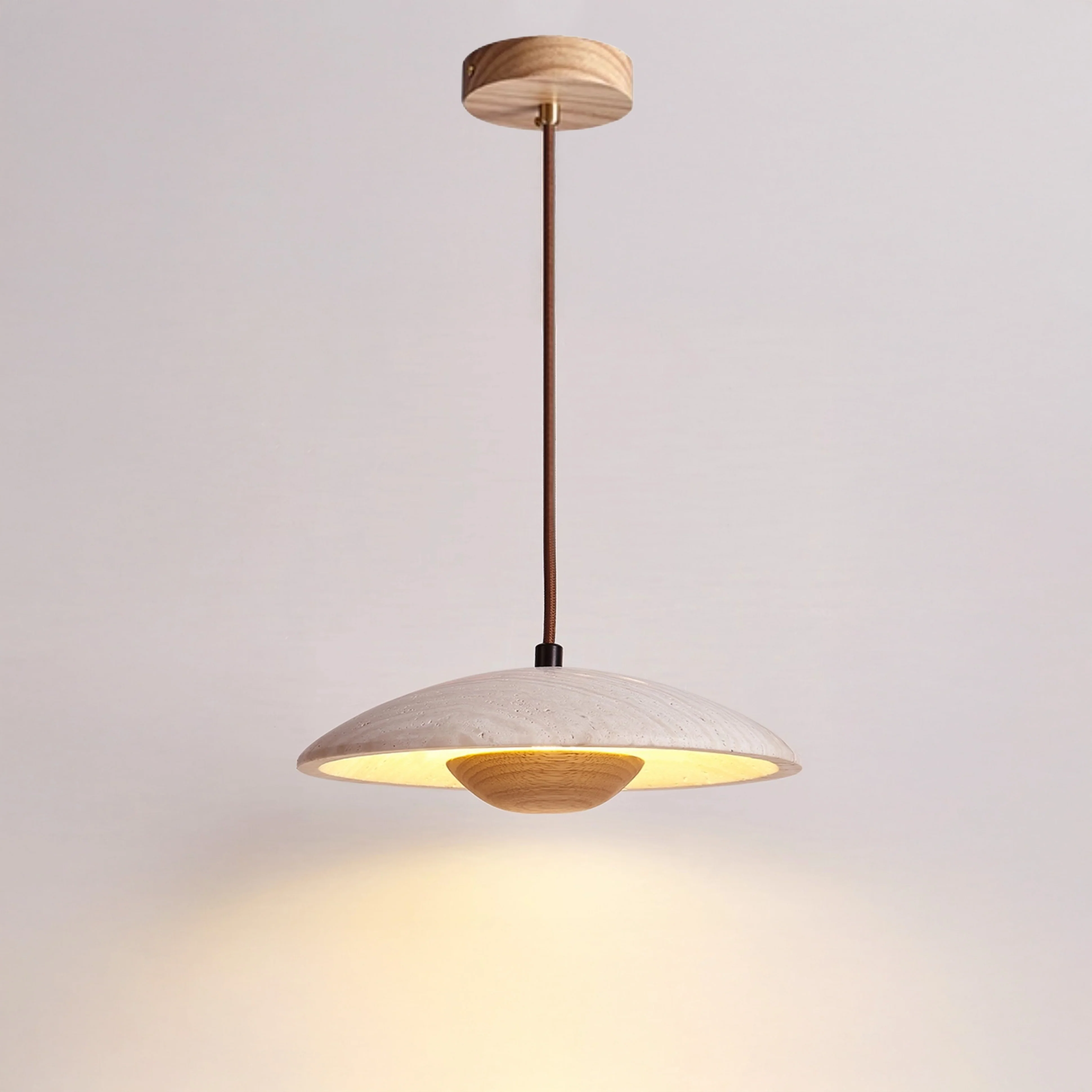 WOMO Dome Travertine Pendant Light-WM3087 - Image 10