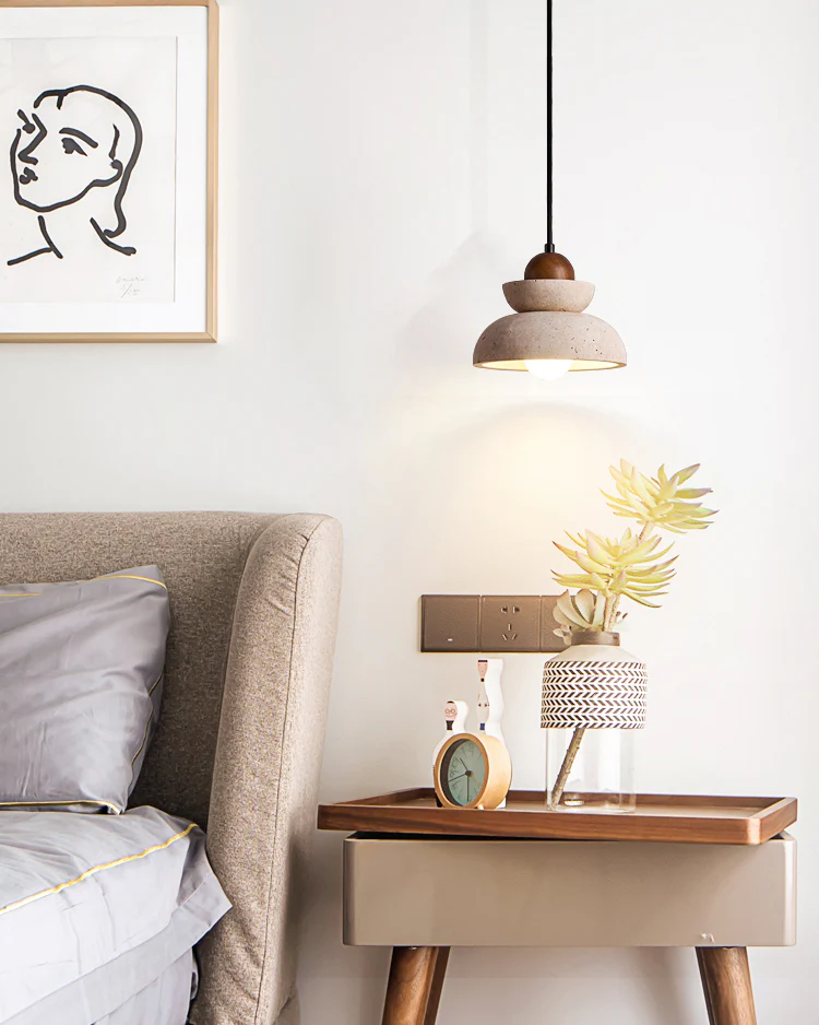 WOMO Dome Travertine Pendant Light-WM3096 - Image 3