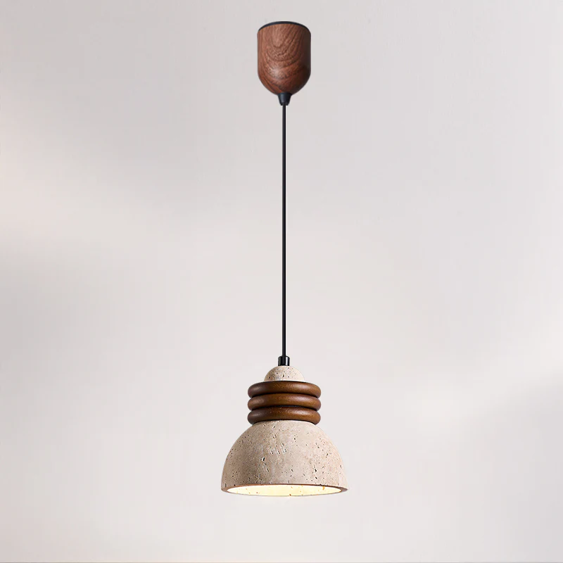 WOMO Dome Travertine Pendant Light-WM3097 - Image 9