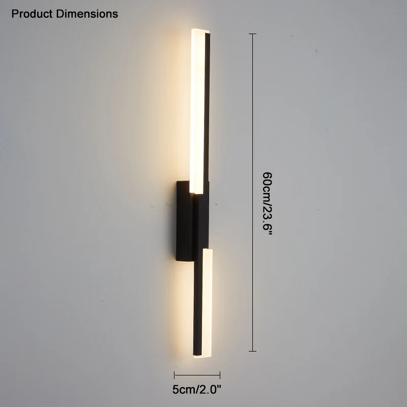 WOMO Double bar Led Wall Sconce-WM6076 - Image 37