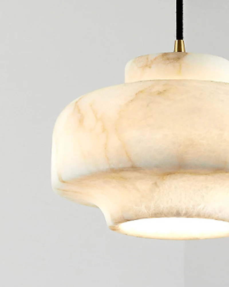 WOMO Drum Alabaster Pendant Light-WM2841 - Image 6