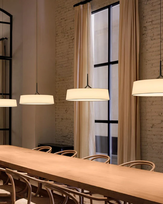 WOMO Drum Cloth Pendant Light-WM2611 - Image 4