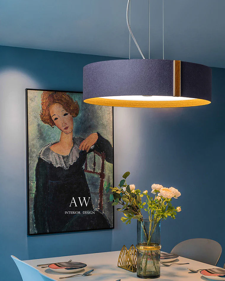 WOMO Drum Felt Pendant Light-WM2149 - Image 11