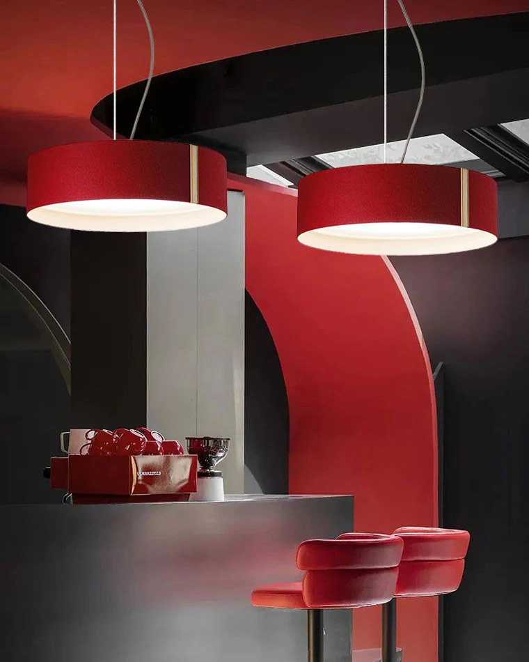 WOMO Drum Felt Pendant Light-WM2149 - Image 8