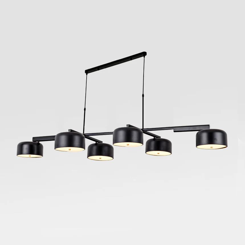 WOMO Drum Shade Linear Chandelier-WM2615 - Image 15