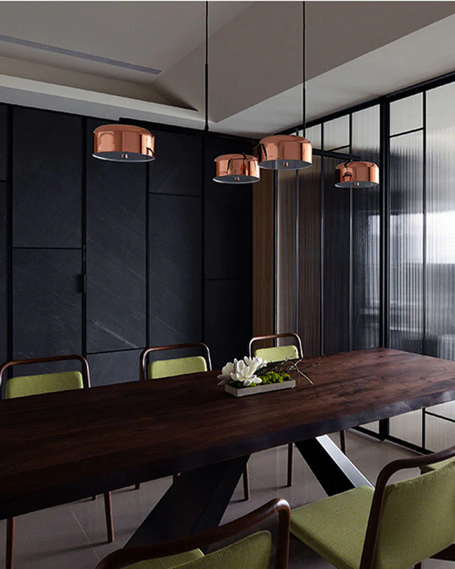 WOMO Drum Shade Linear Chandelier-WM2615 - Image 5