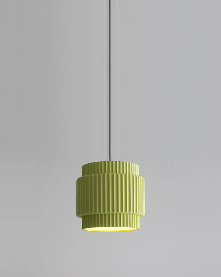 WOMO Ribbed Drum Pendant Light-WM2469 - Image 11